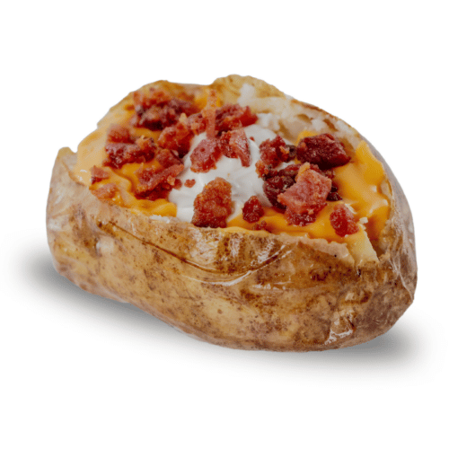 Enjoy A Bacon & Cheddar Potato at Beefaroo