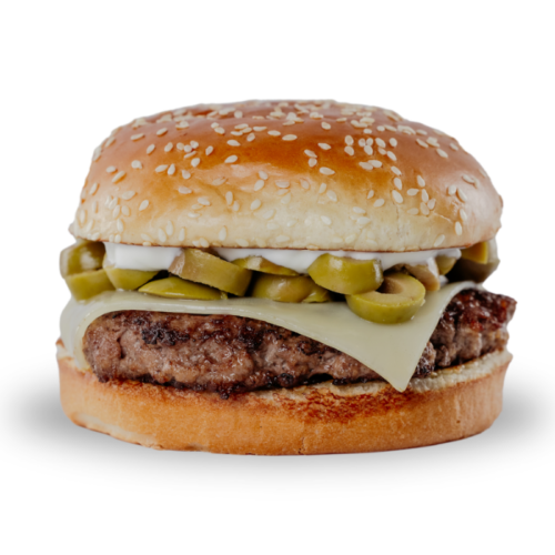 Enjoy an Olive Burger from Beefaroo