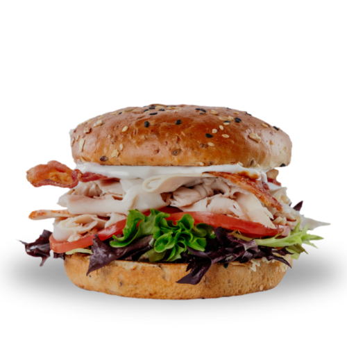 Enjoy a Turkey Bacon Club at Beefaroo