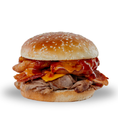 Enjoy a Wild West Beef sandwich at Beefaroo